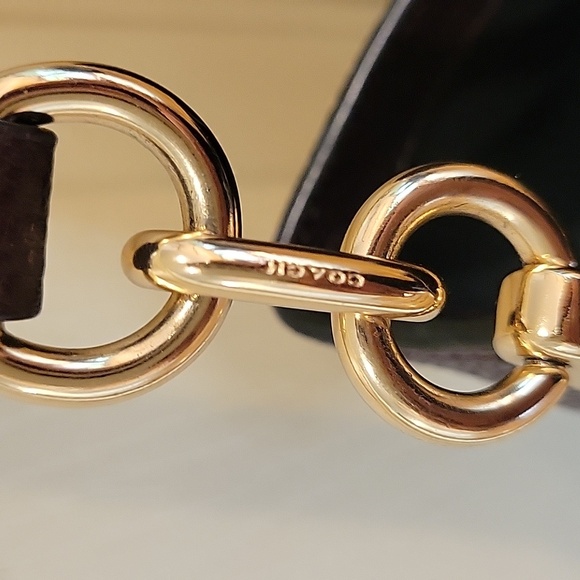 Brown/Burgundy Coach Shoulder Bag - Picture 8 of 10